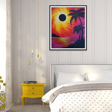 Charger l&#39;image dans la galerie, Arbre de plage - peinture complète de diamant - 30x40cm
