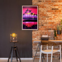 Charger l&#39;image dans la galerie, Arbre de plage - peinture complète de diamant - 30x40cm
