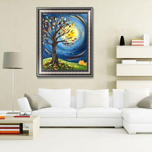 Charger l&#39;image dans la galerie, Arbre - diamant rond complet - 30x40cm
