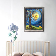 Charger l&#39;image dans la galerie, Arbre - diamant rond complet - 30x40cm
