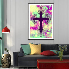 Charger l&#39;image dans la galerie, Mots de ciel étoilé - diamant rond complet - 30x40cm

