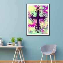 Charger l&#39;image dans la galerie, Mots de ciel étoilé - diamant rond complet - 30x40cm
