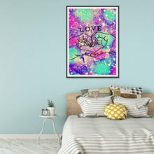 Charger l&#39;image dans la galerie, Mots de ciel étoilé - diamant rond complet - 30x40cm
