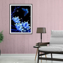 Charger l&#39;image dans la galerie, Papillon - diamant rond complet - 30x40cm
