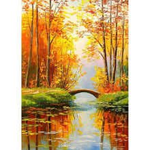Charger l&#39;image dans la galerie, Paysage - diamant rond complet - 30x40cm
