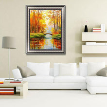 Charger l&#39;image dans la galerie, Paysage - diamant rond complet - 30x40cm
