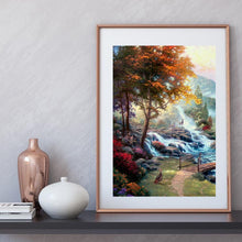 Charger l&#39;image dans la galerie, Paysage - diamant rond complet - 30x40cm
