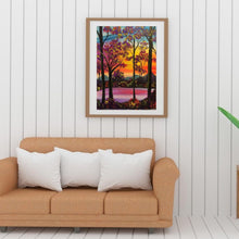 Charger l&#39;image dans la galerie, Paysage - diamant rond complet - 30x40cm
