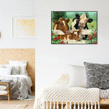 Charger l&#39;image dans la galerie, Vache - diamant rond complet - 30x40cm
