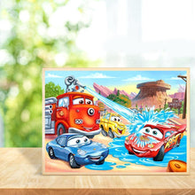 Charger l&#39;image dans la galerie, Voitures - diamant rond complet - 40x30cm
