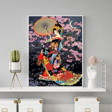 Charger l&#39;image dans la galerie, Geisha - diamant rond complet - 30x40cm
