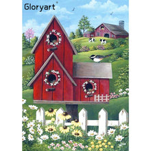 Charger l&#39;image dans la galerie, Gloryart nid d’oiseau - diamant rond complet - 30x40cm
