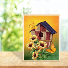 Charger l&#39;image dans la galerie, Gloryart nid d’oiseau - diamant rond complet - 30x40cm
