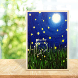Bouteille Gloryart - diamant rond complet - 30x40cm