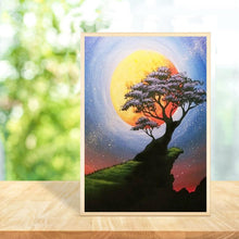 Charger l&#39;image dans la galerie, Coucher de soleil Gloryart - diamant rond complet - 30x40cm
