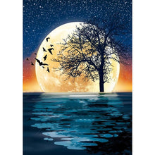 Charger l&#39;image dans la galerie, Gloryart lune - diamant plein rond - 30x40cm
