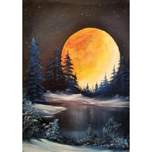 Charger l&#39;image dans la galerie, Gloryart lune - diamant plein rond - 30x40cm
