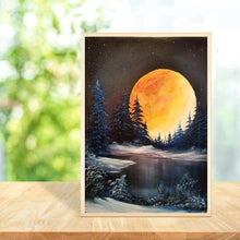 Charger l&#39;image dans la galerie, Gloryart lune - diamant plein rond - 30x40cm
