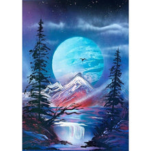 Charger l&#39;image dans la galerie, Gloryart lune - diamant plein rond - 30x40cm
