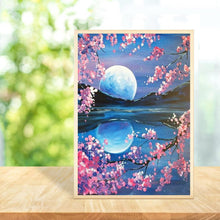 Charger l&#39;image dans la galerie, Gloryart lune - diamant plein rond - 30x40cm
