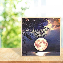 Charger l&#39;image dans la galerie, Lune - diamant plein rond - 30x30cm
