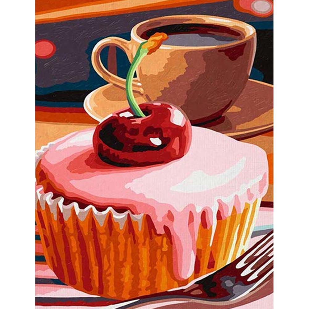 Gâteau - diamant rond complet - 25x35cm