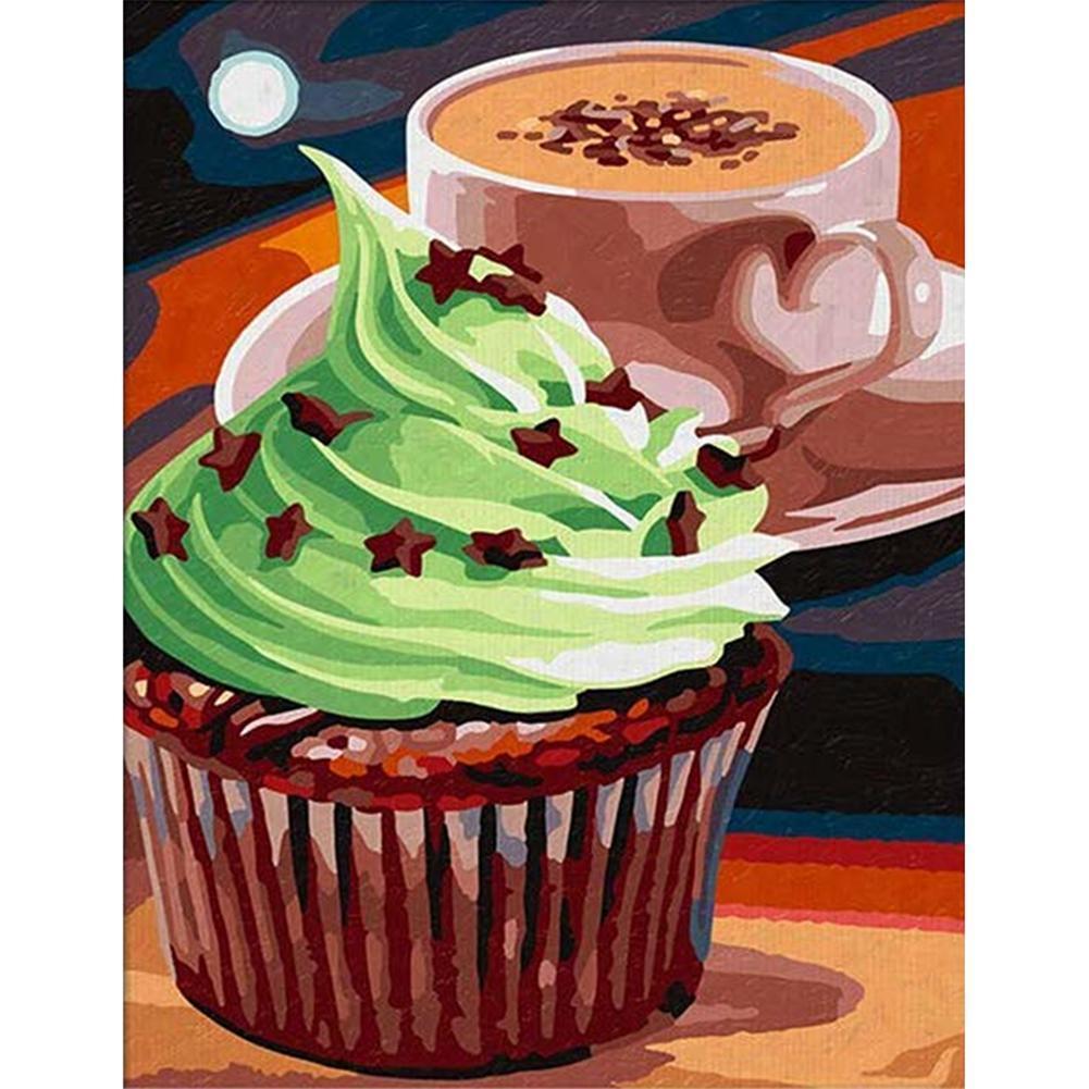 Gâteau - diamant rond complet - 25x35cm