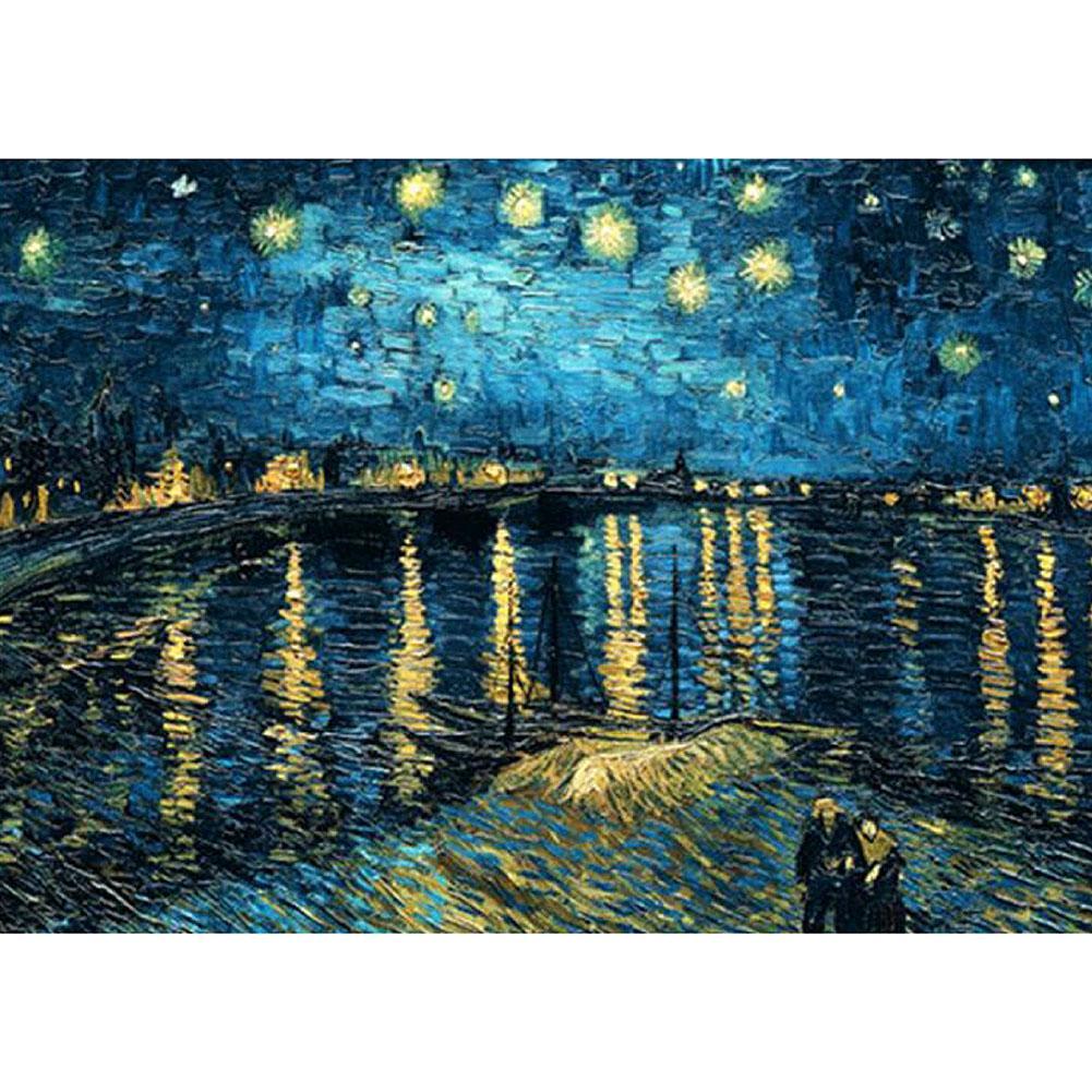 Ciel étoilé - diamant rond complet - 30x40cm