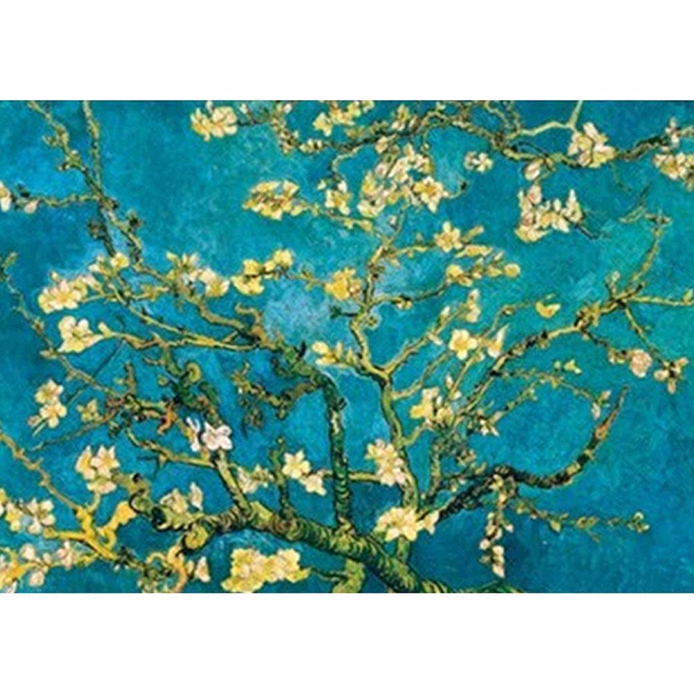 Fleur d’huile - diamant rond complet - 30x40cm