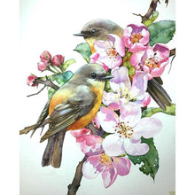 Charger l&#39;image dans la galerie, Oiseau - diamant rond complet - 30x40cm
