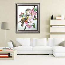 Charger l&#39;image dans la galerie, Oiseau - diamant rond complet - 30x40cm
