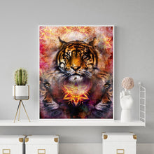 Charger l&#39;image dans la galerie, Tigre - diamant rond complet - 30x40cm
