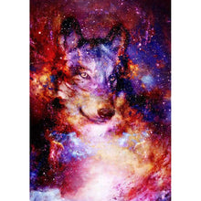 Charger l&#39;image dans la galerie, Lion - diamant rond complet - 30x40cm
