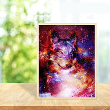 Charger l&#39;image dans la galerie, Lion - diamant rond complet - 30x40cm
