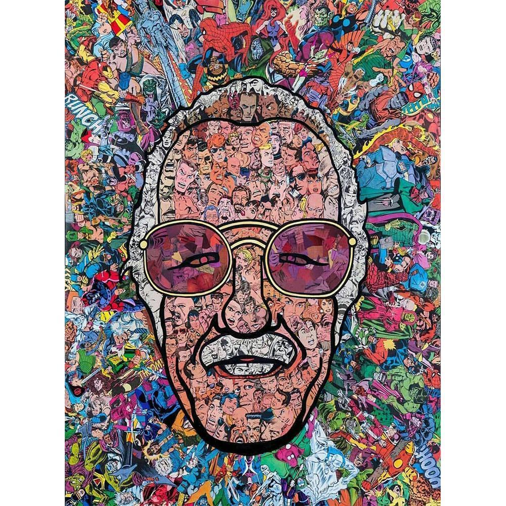 Iron mans - peinture diamant complet - 30x40cm