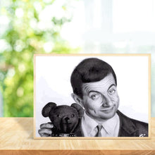 Charger l&#39;image dans la galerie, M.  haricot - peinture en diamant complet - 40x30cm
