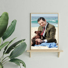 Charger l&#39;image dans la galerie, M.  haricot - peinture en diamant complet - 40x30cm
