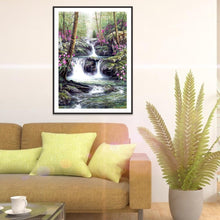 Charger l&#39;image dans la galerie, Paysage - diamant rond complet - 30x40cm
