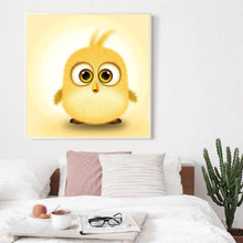 Charger l&#39;image dans la galerie, Oiseau - diamant rond complet - 30x30cm
