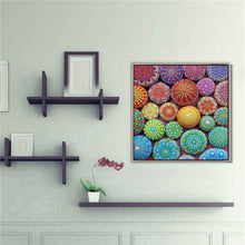 Charger l&#39;image dans la galerie, Coloré - diamant rond complet - 40x40cm
