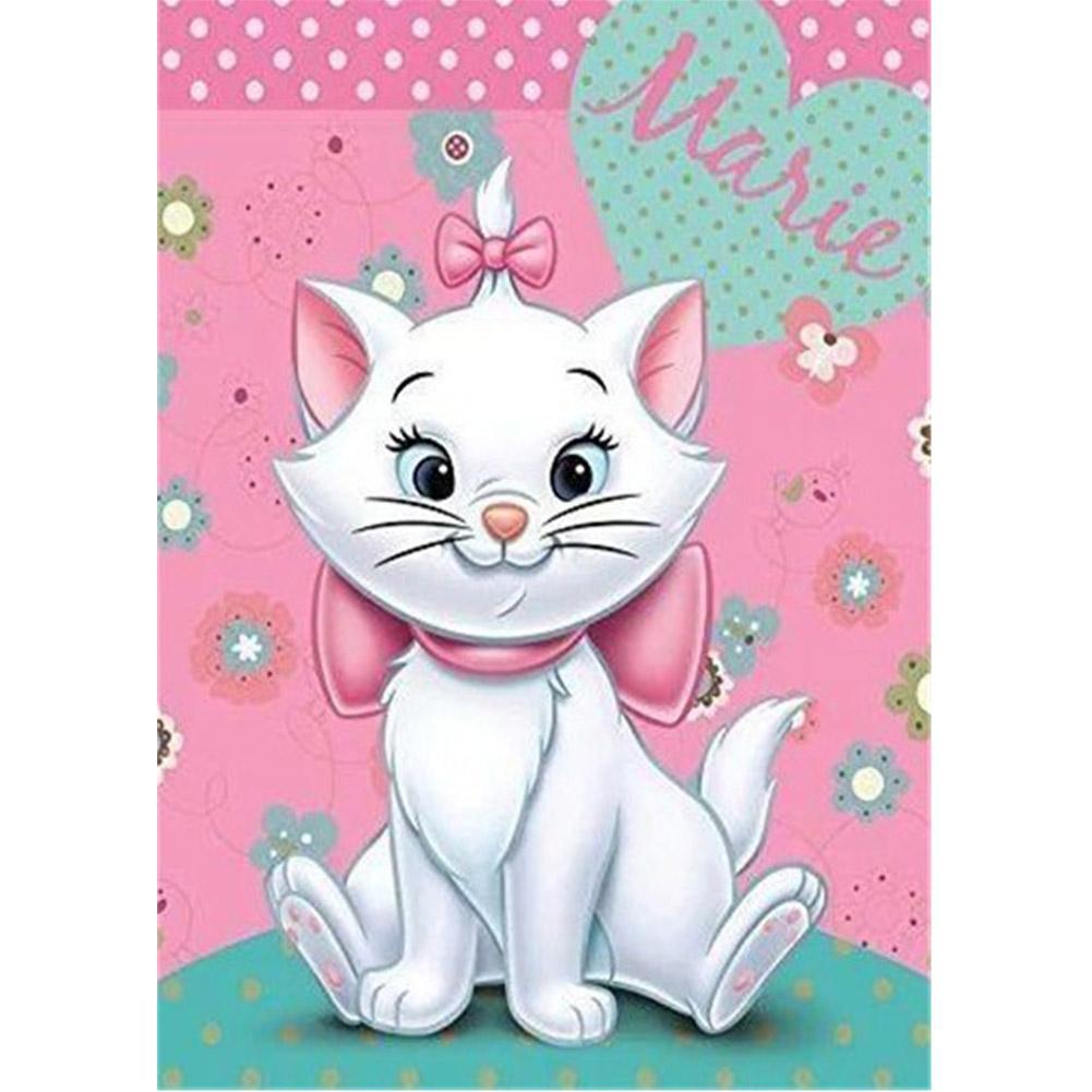 Chat - peinture en diamant complet - 40x30cm
