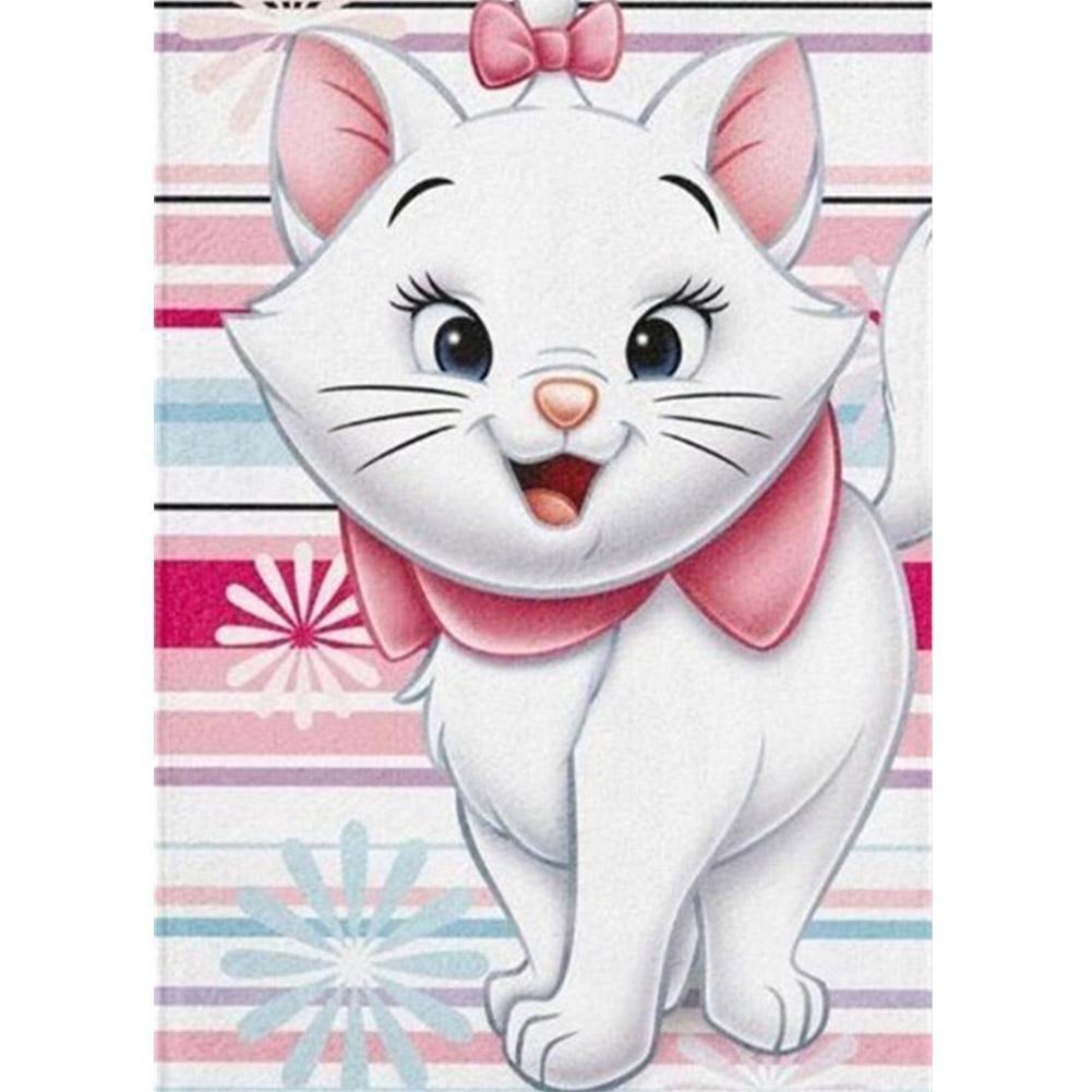 Chat - peinture en diamant complet - 40x30cm