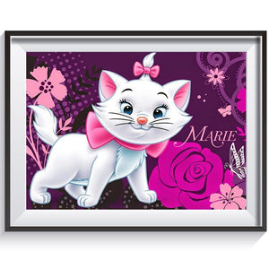 Chat - peinture en diamant complet - 40x30cm