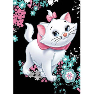 Chat - peinture en diamant complet - 40x30cm