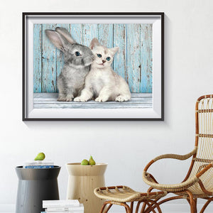 Animal - peinture en diamant complet - 40x30cm
