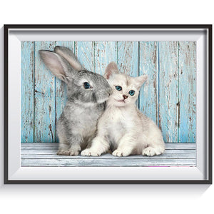 Animal - peinture en diamant complet - 40x30cm