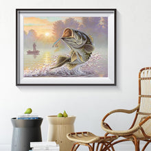 Charger l&#39;image dans la galerie, Poisson - peinture diamant pleine - 40x30cm
