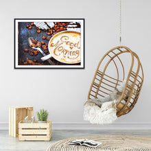 Charger l&#39;image dans la galerie, Café - peinture diamant pleine - 30x40cm
