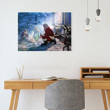 Charger l&#39;image dans la galerie, Père Noël - peinture en diamant complet - 30x40cm

