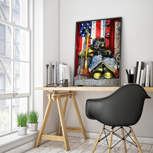 Charger l&#39;image dans la galerie, Drapeau national - peinture en diamant complet - 30x40cm
